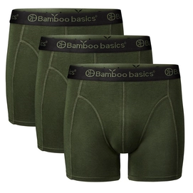 Boxers Bamboo Basics Men Rico Army Green (Lot de 3)-S