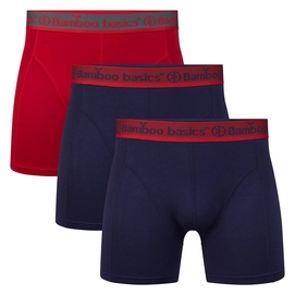 Boxer Shorts Bamboo Basics Men Rico Red Navy Navy (3-piece)