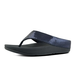FitFlop Ringer Sequin Toe-Post Supernavy