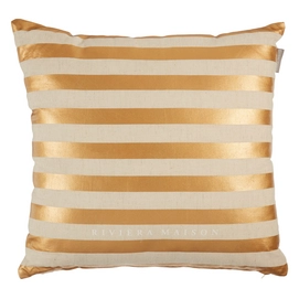 Coussin Riviera Maison Lounge Goud (43 x 43 cm)