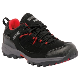 Chaussure de marche Regatta Holcombe Low Jnr Shoe Black Pepper