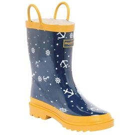 Regenlaars Regatta Minnow Junior Welly Blauw / Geel