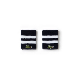 Schweißband Lacoste White Navy Blue