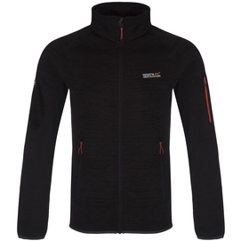 Sweatjacke Regatta Collumbus II Fleece Schwarz Herren