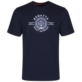 T-Shirt Regatta Algar Navyblau Herren