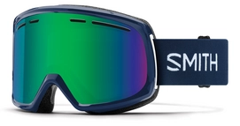 Masque de Ski Smith Range Navy / Green Sol-X Mirror