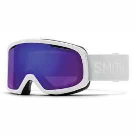 Masque de Ski Smith Women Riot White Vapor / ChromaPop Everyday Violet Mirror / Yellow