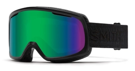 Skibrille Smith Riot Black Eclipse Rahmen Green Sol-X Mirror Damen