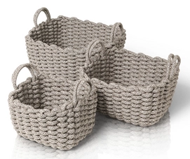 Korb Blomus Corda Hellbraun Dunkelbraun 38 cm