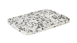 Dienblad Blomus Omeo White Black (1 x 20 x 15 cm)