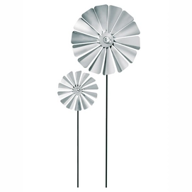 Moulin à Vent Blomus Viento RVS Silver Rond 30 cm