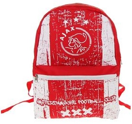 Rugzak Ajax Klein Rood/Wit Grunge