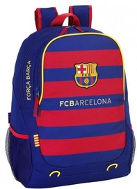Rugzak Barcelona Rood/Blauw Stripes Groot