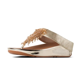 FitFlop Rumba™ Toe-Thong Metallic Gold