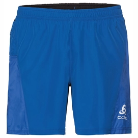 Sportbroek Odlo Men Shorts With Inner Brief Omnius Energy Blue Black-XL