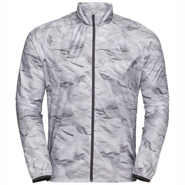 Jacke Odlo Zeroweight Graphite Grey Paper Print SS19 Herren