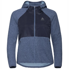 Jacke Odlo Millennium Linencool Pro Blue Indigo Melange Damen