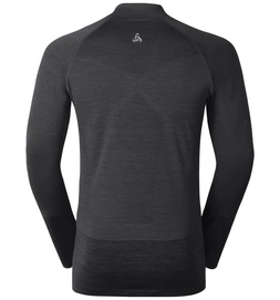 Ondershirt Odlo Womens Hoody Midlayer 1/2 Zip Sillian Black