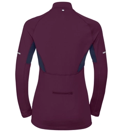 Vest Odlo Midlayer Full Zip Zeroweight Women Pickled Beet Peacoat