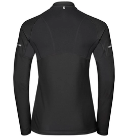 Trui Odlo Women Midlayer 1/2 Zip Omnius Warm Black