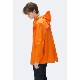 Regenjas RAINS Jacket Fire Orange