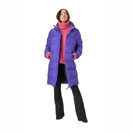 Imperméable RAINS Long Puffer Jacket Lilac