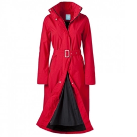 Regenjas Happy Rainy Days Long Raincoat Rosa Red