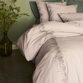 Housse de Couette Sylvie Thiriez Rosewood Brodée Percale
