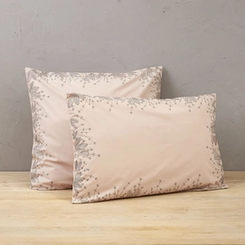 Taie d'oreiller Sylvie Thiriez Rosewood Brodée Percale (65 x 65 cm)