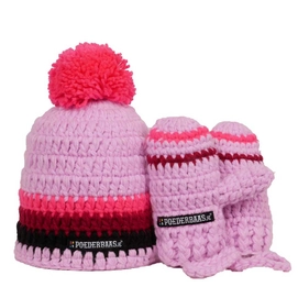 Mütze Poederbaas Baby Pink Black Pink