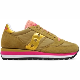 Baskets Saucony Jazz Triple Women Olive Gold-Taille 37