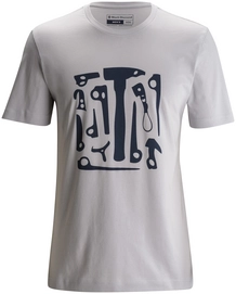 T-Shirt Black Diamond Men Ss Big Wall Tool Tee Aluminum