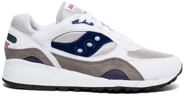 Saucony Homme Shadow 6000 White Grey Navy