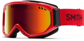 Skibril Smith Scope Fire Frame/Red Sol X Mirror Lens
