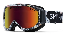 Skibril Smith Scope Ripped Frame Red Sol-X Mirror