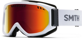 Skibrille Smith Scope White Frame Red Sol-X Mirror