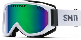 Skibrille Smith Scope White Frame Green Sol-X Mirror