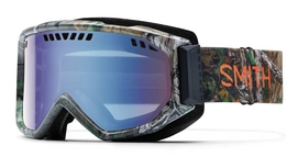 Ski Goggles Smith Scope Realtree Xtra Green Frame Blue Sensor Mirror