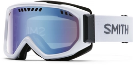 Masque de Ski Smith Scope White Frame Blue Sensor Mirror