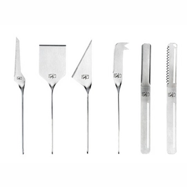 Cheese and Butter Knife Style de Vie Silver (6-Piece)
