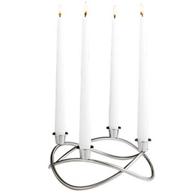 Kandelaar Georg Jensen Maria Berntsen RVS Mat