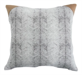 Sierkussen Mette Ditmer Senzo Anthracite/ Off White (50 x 50 cm)