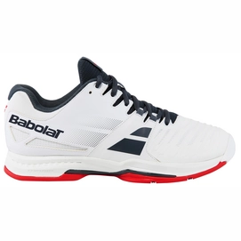Chaussures de Tennis Babolat SFX All Court Men White Grey Red