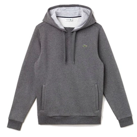 Trui Lacoste Men SH2128 Hooded Sweater Pitch Silver Chine