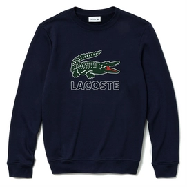 Pull Lacoste Men SH6382 Logo Navy Blue