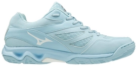 Badmintonschoen Mizuno Women Wave Lightning Z5 Cool Blue White