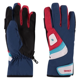 Handschoen Sinner Men Terrace Glove Dark Blue Red
