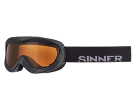Skibrille Sinner Task Matte Black Double Orange