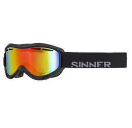 Skibril Sinner Intruder Matte Black Double Orange Vent