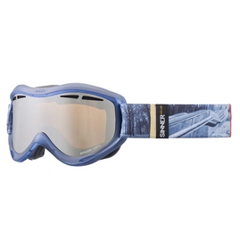 Skibrille Sinner Intruder Clear Matte Blue Double Orange Mirror Vent